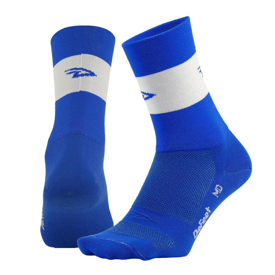 Aireator 5" Team DeFeet (DeFeet Blue w/White Stripe)