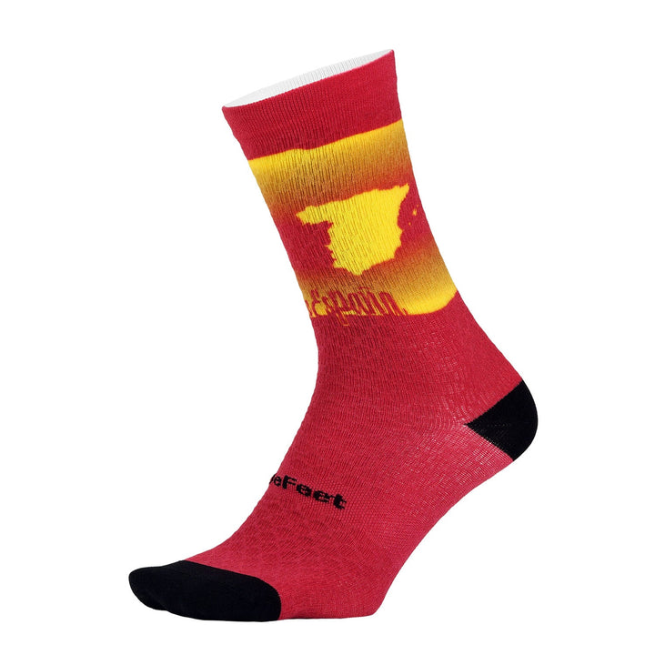 DeFeet Sub360 Evo Mont Ventoux 6" Crew Big Three Socks #athletic# #cycling# #run#