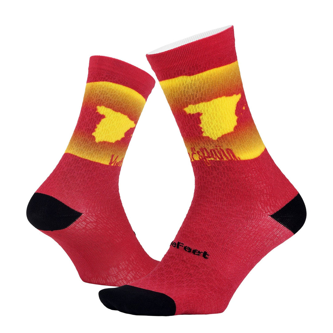 DeFeet Sub360 Evo Mont Ventoux 6" Crew Big Three Socks #athletic# #cycling# #run#