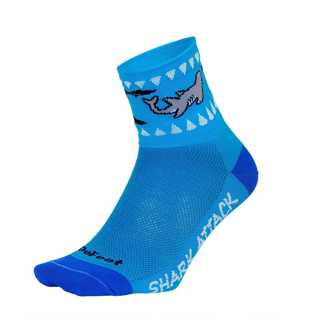 DeFeet Aireator 3" Shark Attack Socks #athletic# #cycling# #run#