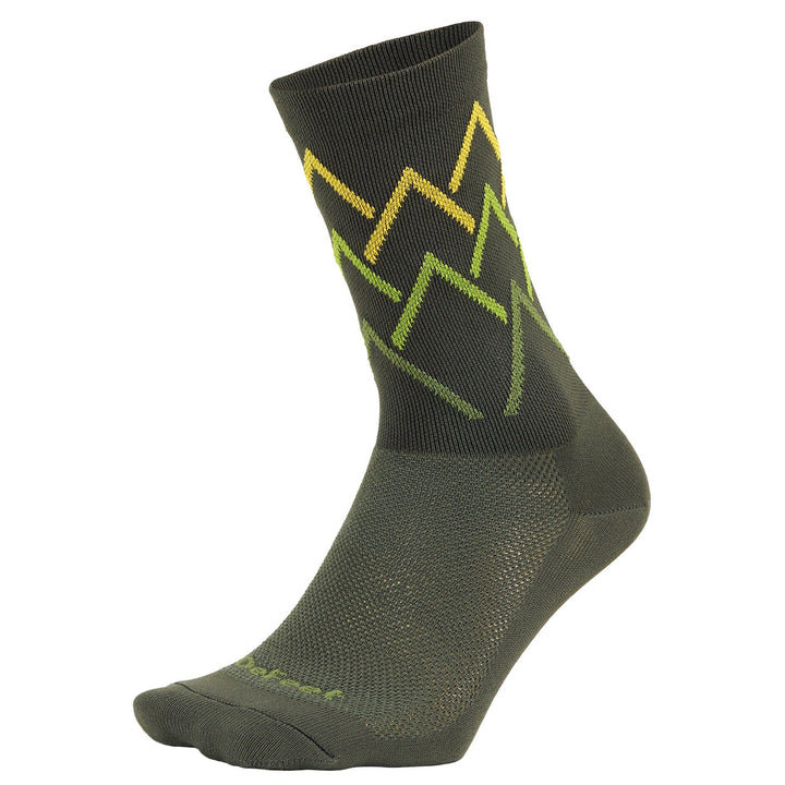DeFeet Aireator 6" Pisgah Peaks Socks #athletic# #cycling# #run#