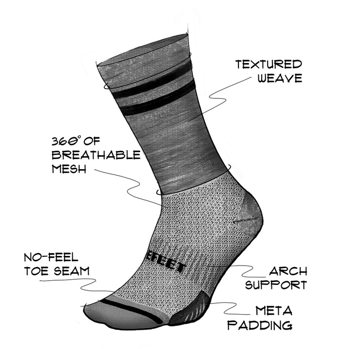 DeFeet Cyclismo 6" Black w/DeFeet Tab Socks #athletic# #cycling# #run#