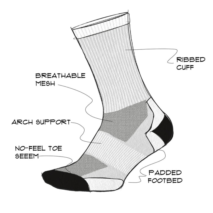 DeFeet Sub360 All Day Skull Pile Socks #athletic# #cycling# #run#