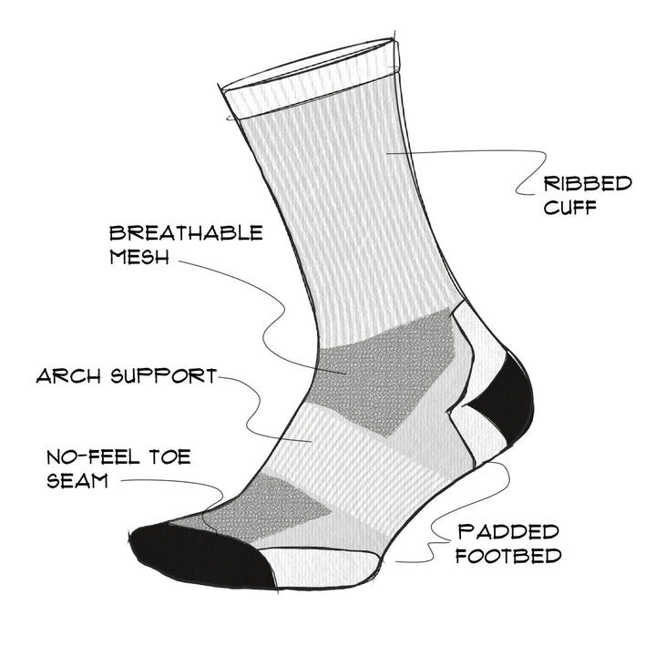 DeFeet Sub360 All Day Vintage Jersey Socks #athletic# #cycling# #run#