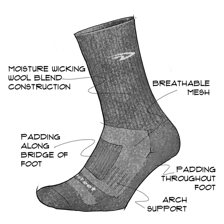 DeFeet Woolie Boolie 1" D - Logo Ankle Socks #athletic# #cycling# #run#