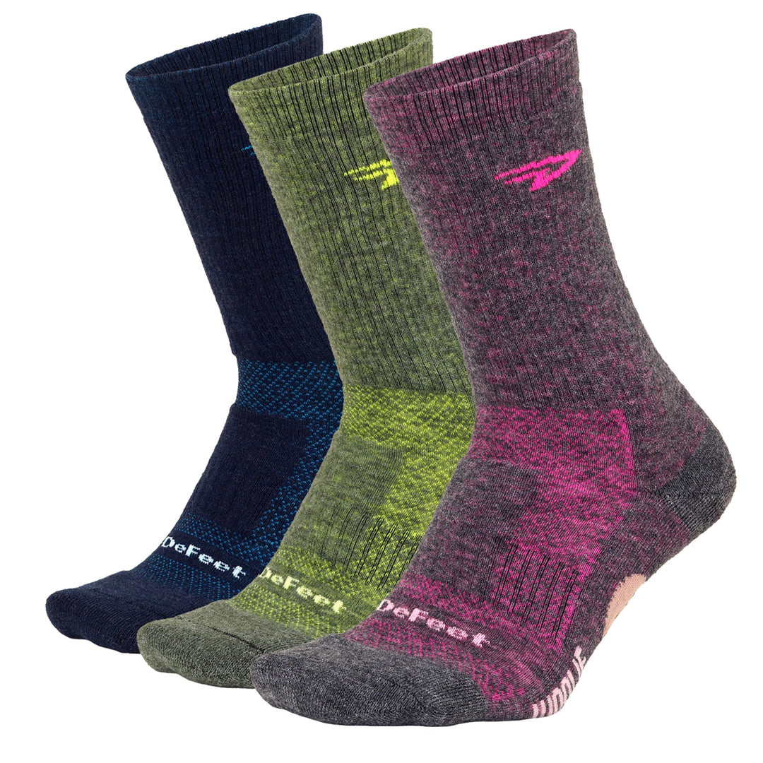 DeFeet Woolie Boolie 6" Blaze Pack: 3 Pairs Socks #athletic# #cycling# #run#